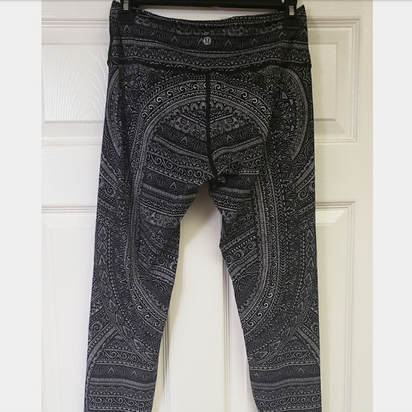 🍋Lululemon New W Tags Wunder Under Paisley Rare - Picture 3 of 4